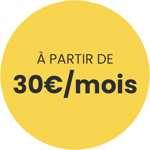 脌 partir de 30 euros par mois